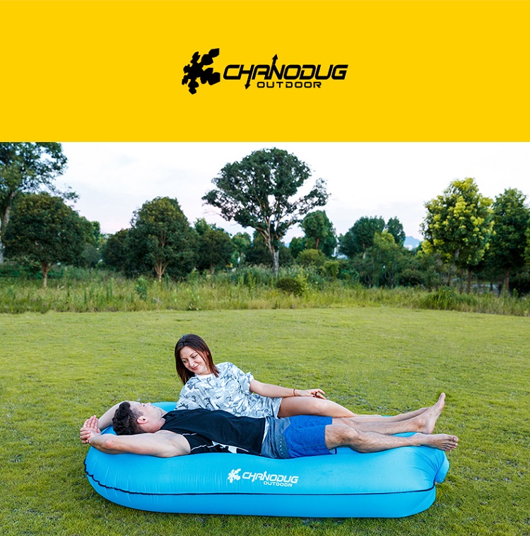 Inflatable bed double sofa home air bed automatic simple air bed