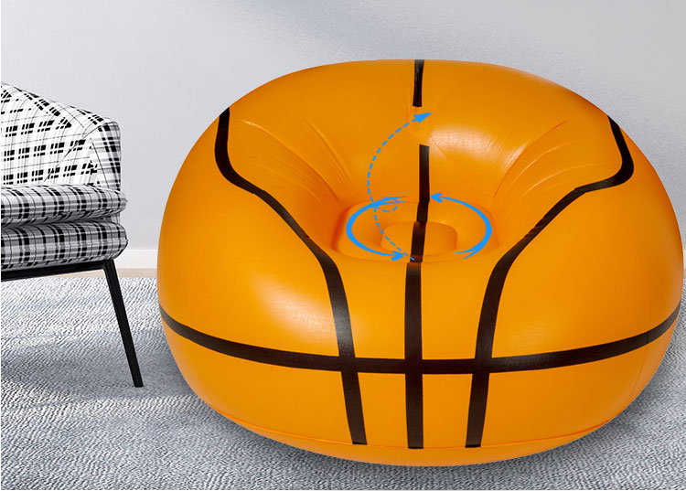 Inflatable sofa for basketball