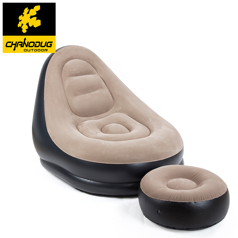 Lazy couch single casual inflatable bed balcony folding sofa recliner