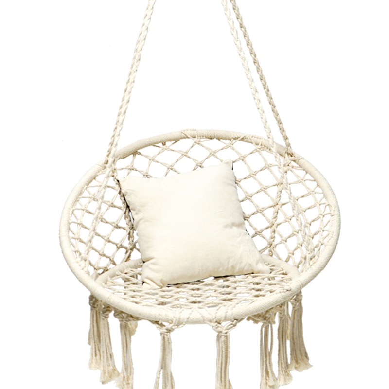 Cotton rope weaving swing chair