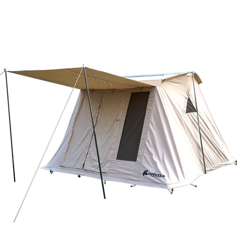 Canvas Tent in Spring