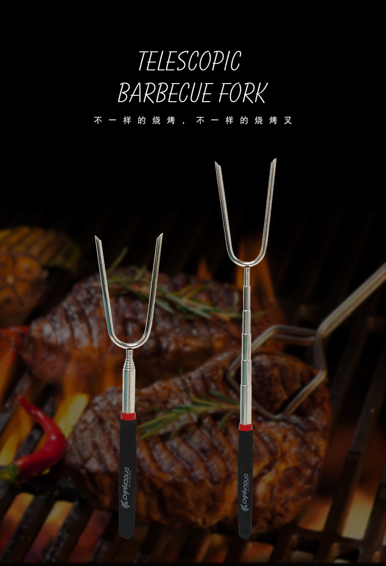 telescopic barbecue fork